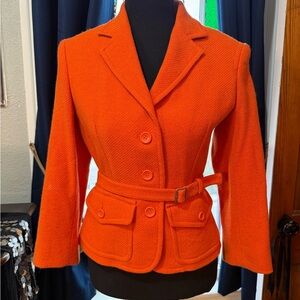 Express Women's Vibrant Orange Blazer